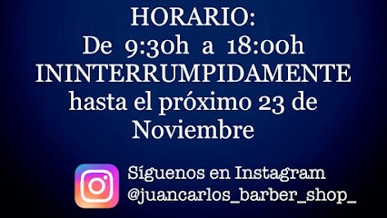 Juan Carlos Barber Shop - Opiniones y contacto